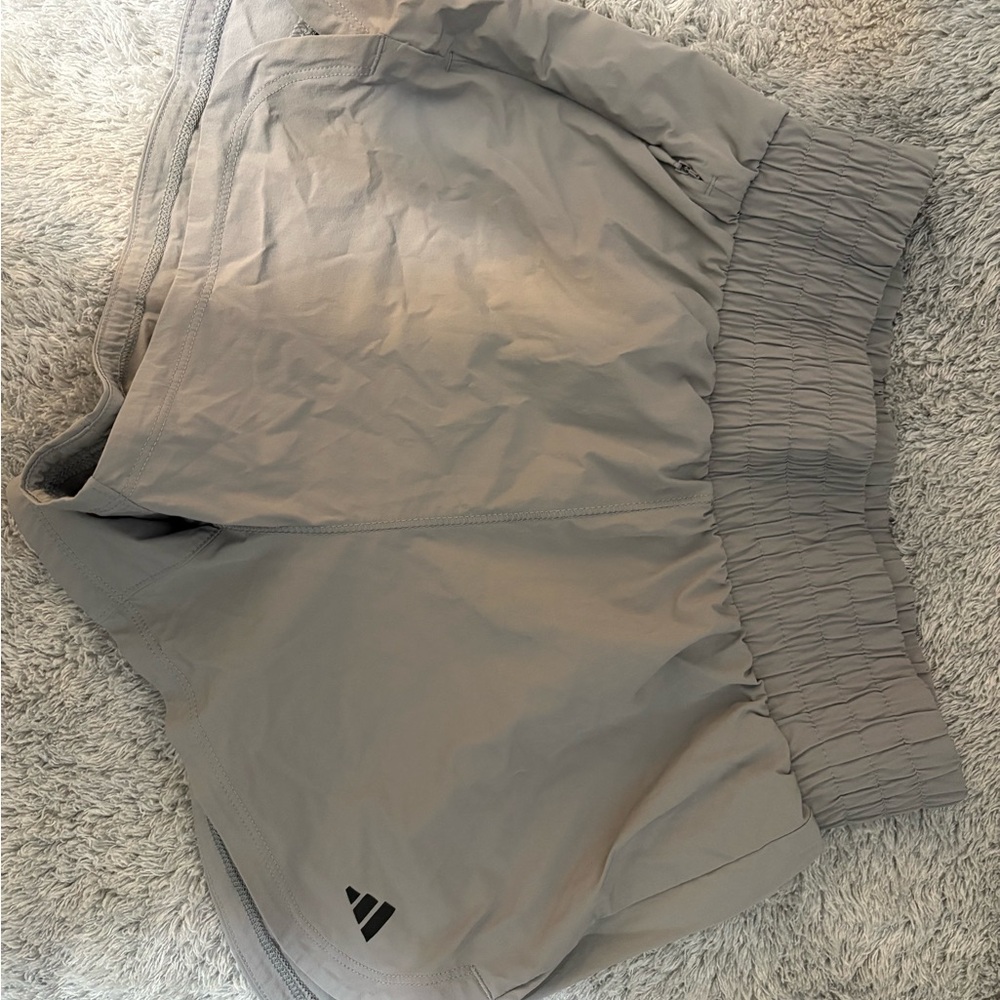 Adidas Gray Elastic Shorts